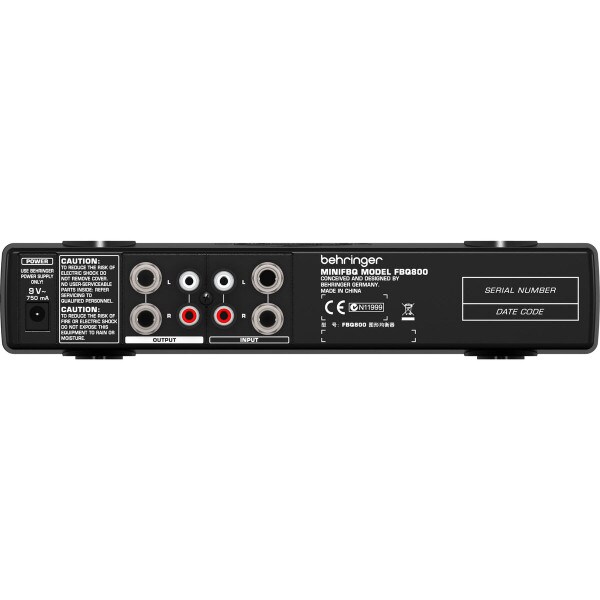 Main product image for Behringer FBQ800 Mini 9-Band Graphic Equalizer 248-6204